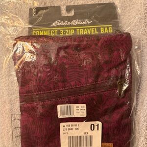 Eddie Bauer Dark Violet Travel Pouch